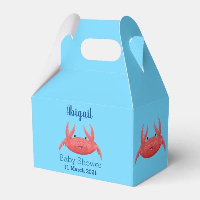 Bild på tecknaden för Cute Red Spot Crab Presentaskar (Framsidan Sidan)