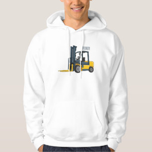 Bild på tecknaden för gaffeldrag hoodie