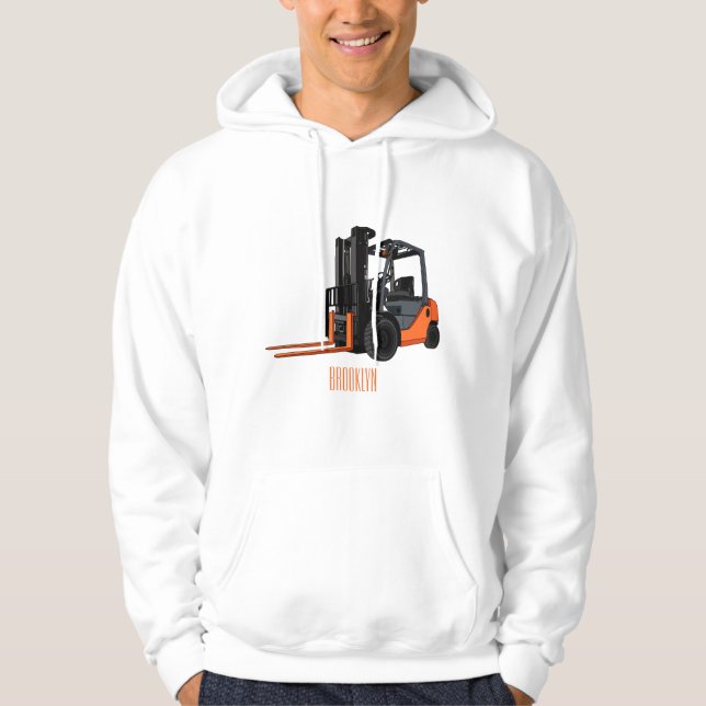 Bild på tecknaden för gaffeldrag hoodie (Framsida)