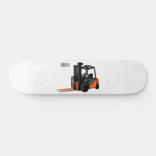 Bild på tecknaden för gaffeldrag mini skateboard bräda 18,5 cm