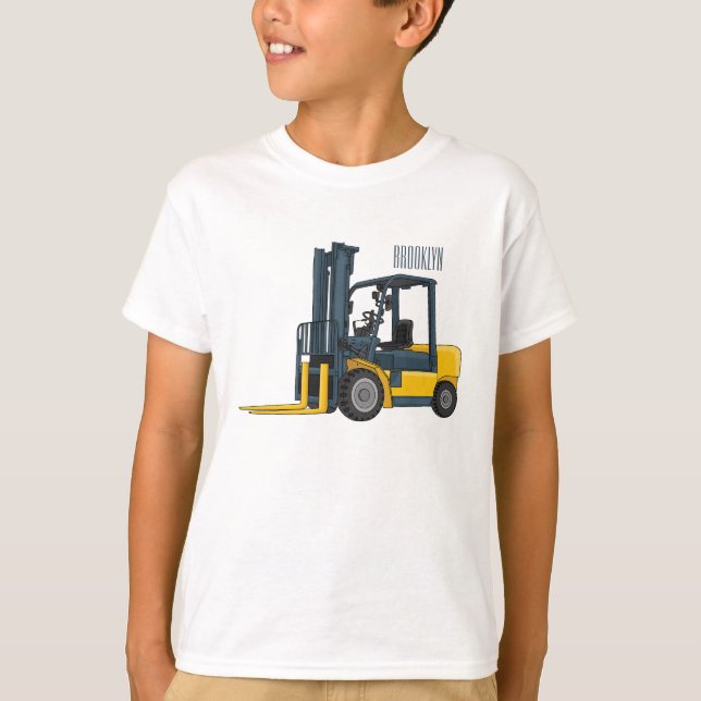 Bild på tecknaden för gaffeldrag t shirt (Framsida)