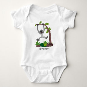 Bild på tecknaden för gibbon-bandet i Cute lycklig T Shirt