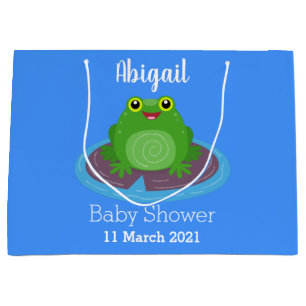 Bild på tecknaden för groda för grönt i Cute lyckl