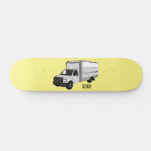 Bild på tecknaden lastbil mini skateboard bräda 18,5 cm