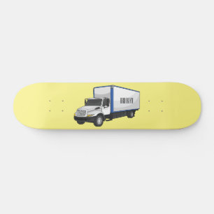 Bild på tecknaden lastbil mini skateboard bräda 18,5 cm
