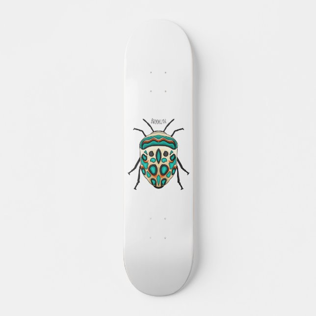 Bild på tecknaden Picasso kryp Mini Skateboard Bräda 18,5 Cm (Framsida)