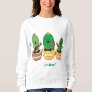 Bild på trio-tecknaden för Cute cactus trio T Shirt
