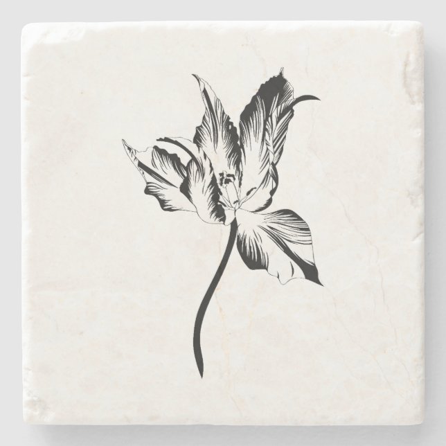 Bild på tulipplinans blomma. stenunderlägg (Framsidan)