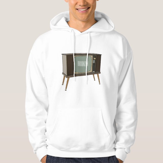 Bild på TV-tecknad Hoodie (Framsida)