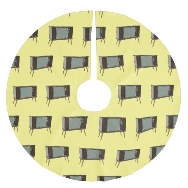 Bild på TV-tecknad Julgransmatta Borstad Polyester (Framsidan)