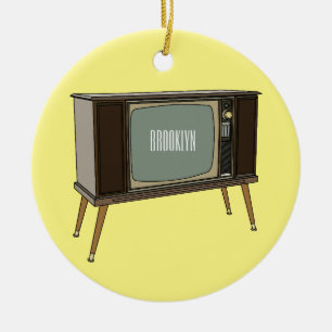Bild på TV-tecknad Julgransprydnad Keramik