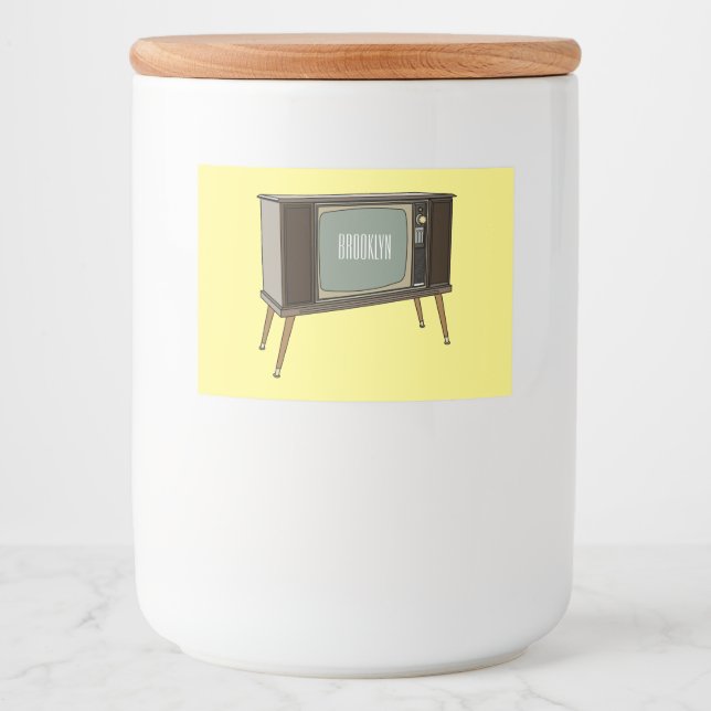 Bild på TV-tecknad Mat Etiketter (Framsida)