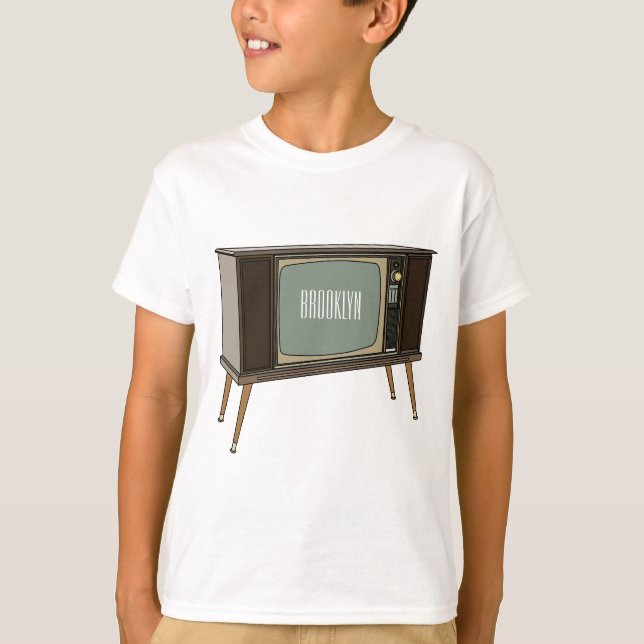 Bild på TV-tecknad T Shirt (Framsida)