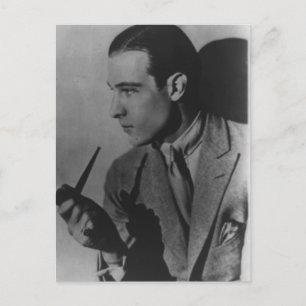 Bild på vintagen Rudolph Valentino Vykort