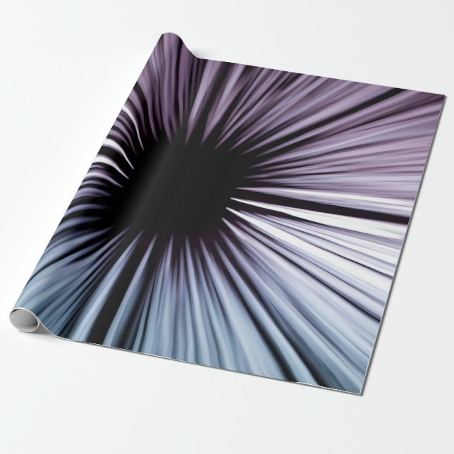 Bild på vit och svart optisk illusion presentpapper (Utrullad)