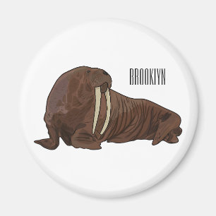 Bild på Walrus tecknad Magnet