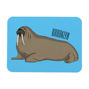 Bild på Walrus tecknad Magnet