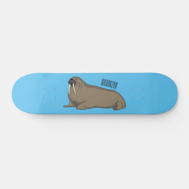 Bild på Walrus tecknad Mini Skateboard Bräda 18,5 Cm (Horz)