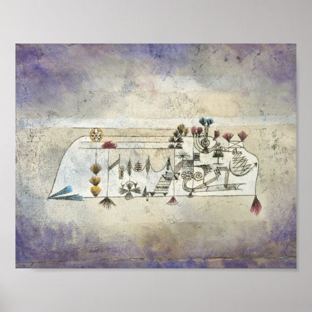 Bild: Paul Klee 1921 Poster (Framsidan)