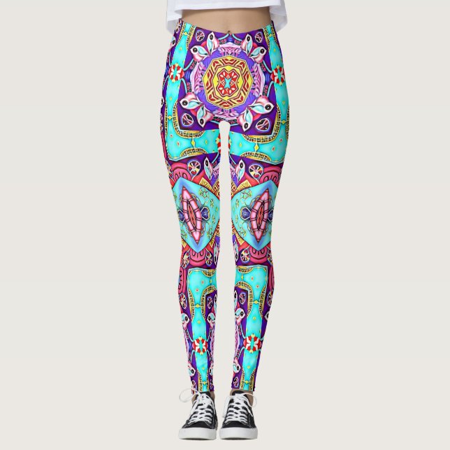 BILD RAMAR DESIGNER COLLAGE LEGGINGS (Framsida)