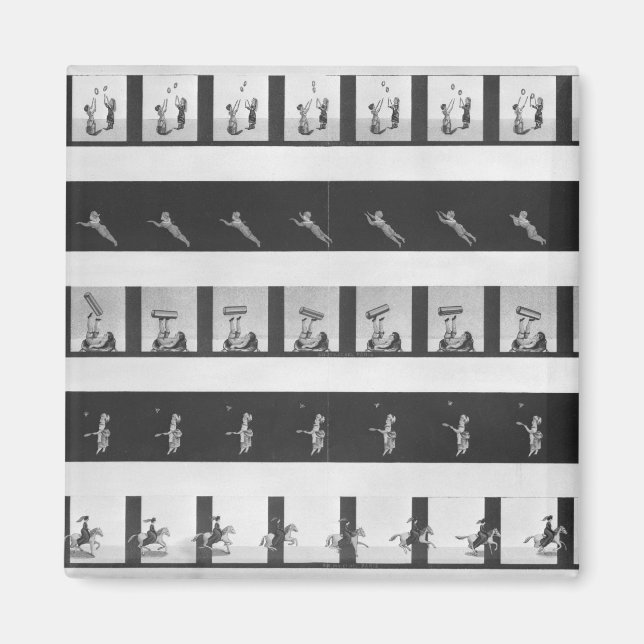 Bild remsor för en praktiinoscope magnet (Framsidan)