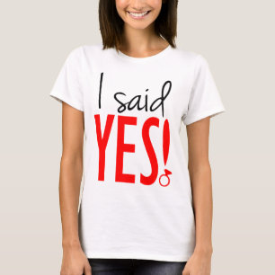 bild som jag sade ja t-shirt