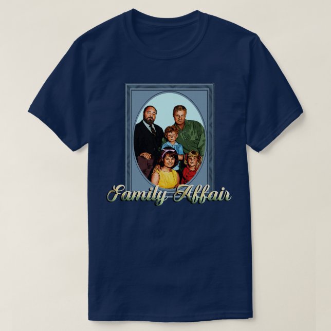 Bild som ramats in i familjen t shirt (Design framsida)