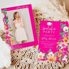 Bild studenten på skript för ljusblommor i vilden inbjudningar