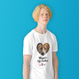 Bild T-Shirt för storebror hund personlig