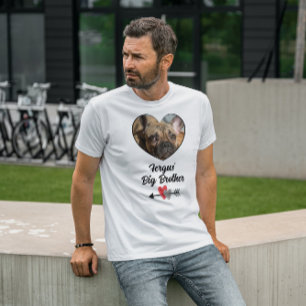 Bild T-Shirt för storebror personlig hund