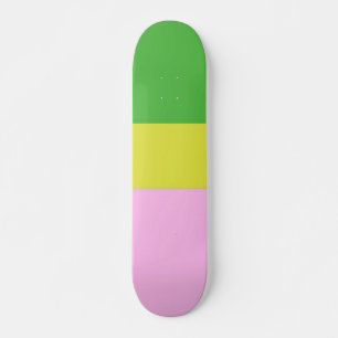 bild tre färg art mini skateboard bräda 18,5 cm