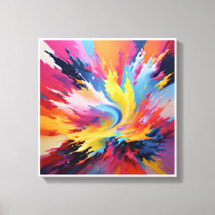 Bild tryckt på canvas för vackra färger, 150
