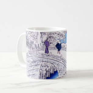 Bild vid bron av Utagawa Hiroshige Kaffemugg