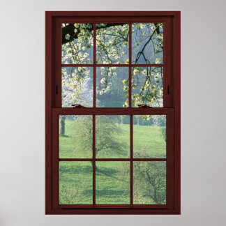 Bild Window Ligcape - Cherry Blommars. Poster