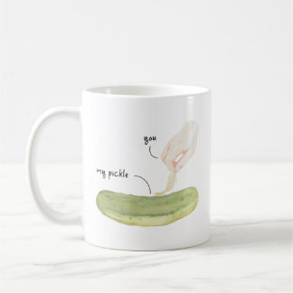 Bilda min Pickle-funny vattenfärgsbild Kaffemugg
