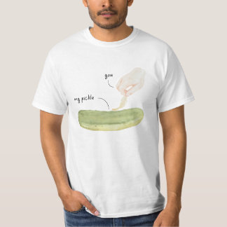 Bilda min Pickle-funny vattenfärgsbild T Shirt