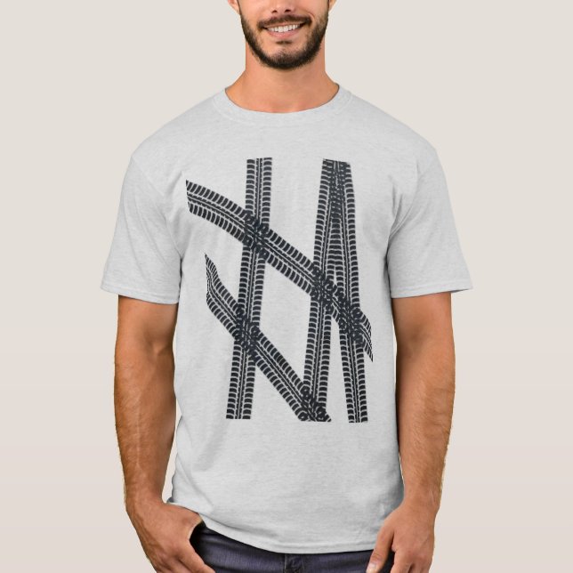 Bildäck markerar/spårar tshirten tröja (Framsida)