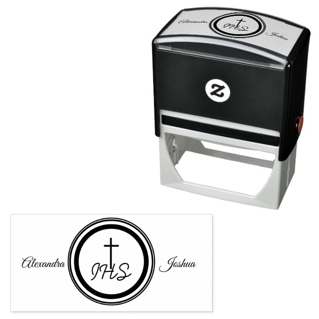 Bildad katolsk bibel-Verse Bröllop Självfärgande Stämpel (In Situ)