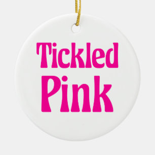 Bildad Rosa Julgransprydnad Keramik