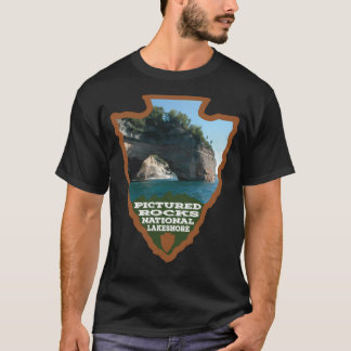 Bildad Sten National Lakeshore Arrowhad T Shirt