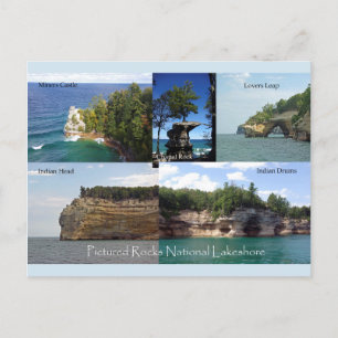 Bildad Sten National Lakeshore Vykort