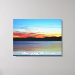 Bildad Sten Sunrise/Wrapped Canvas