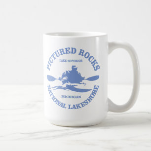 Bildade Sten (rd) Kaffemugg
