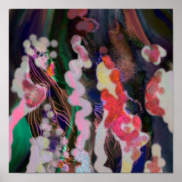 Bildarbetsytan Digital Abstrakt poster trendig dec