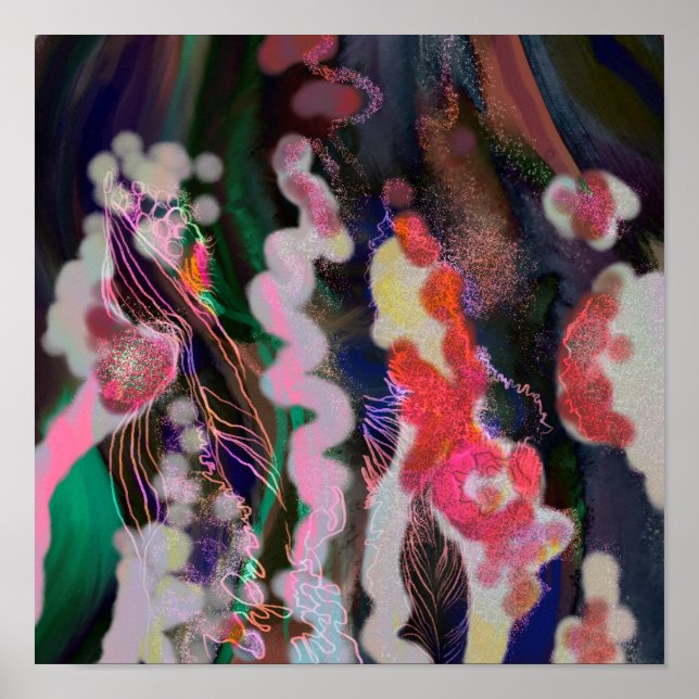 Bildarbetsytan Digital Abstrakt poster trendig dec (Framsidan)