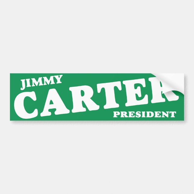 Bildekal 1976 för Jimmy Carter presidentvintage (Framsidan)