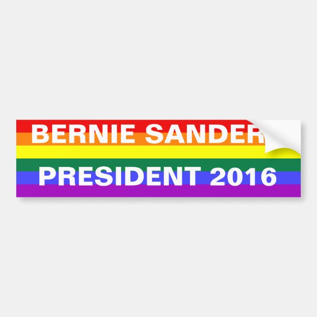 Bildekal 2016 för BERNIE SLIPMASKINPRESIDENT (Framsidan)