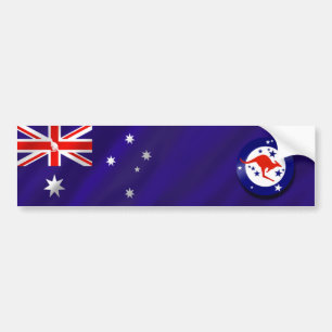 Bildekal Australien för australier