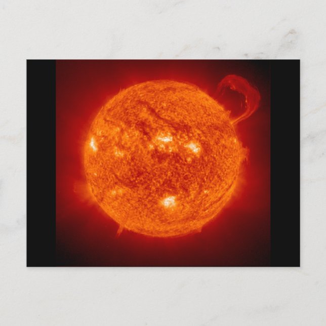 bildekal av jord2 Sol Star Vykort (Framsida)