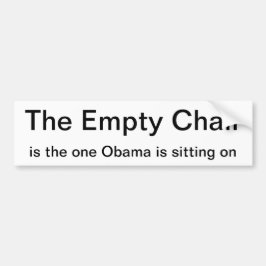 Bildekal - den tomma stolen